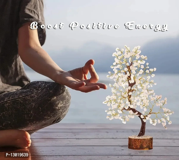 Rose Quartz Tree 300 Beads Rose Quartrz Tree 10inch Height, 300 Beads Rose Quartz Tree - Midium