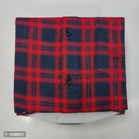 Men's Check Shirts - Red, M