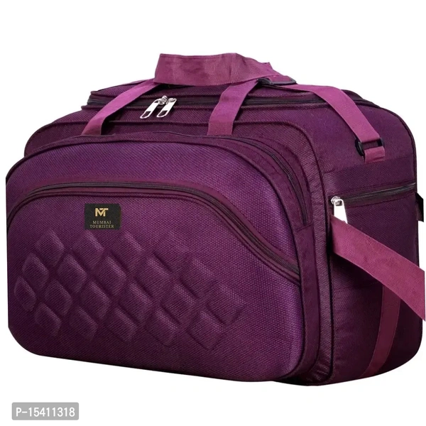 Mumbai Tourister Strolley Duffel Bag Roller Wheels Lightweight 57L Travel Duffel Bags with Wheel - Pigment Indigo