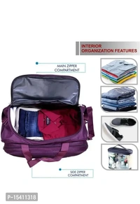 Mumbai Tourister Strolley Duffel Bag Roller Wheels Lightweight 57L Travel Duffel Bags with Wheel - Pigment Indigo