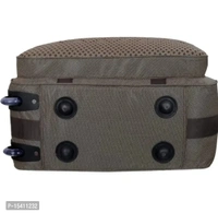 Mumbai Tourister Strolley Duffel Bag Roller Wheels Lightweight 57L Travel Duffel Bags with Wheel - Brown