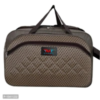 Mumbai Tourister Strolley Duffel Bag Roller Wheels Lightweight 57L Travel Duffel Bags with Wheel - Brown