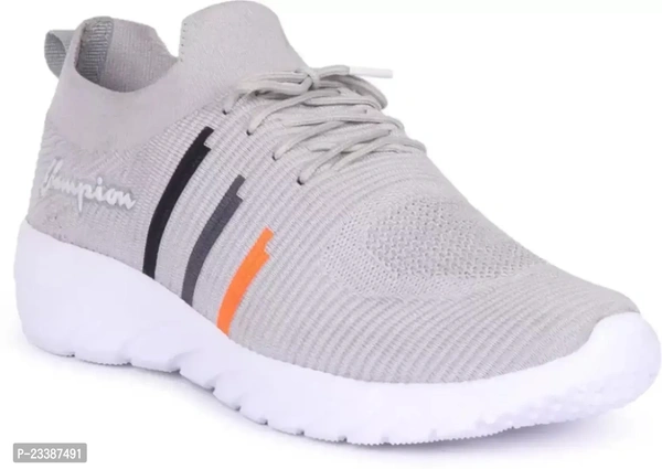 Light Weight Flynet Shoe For Men (Grey) - Gray, 9