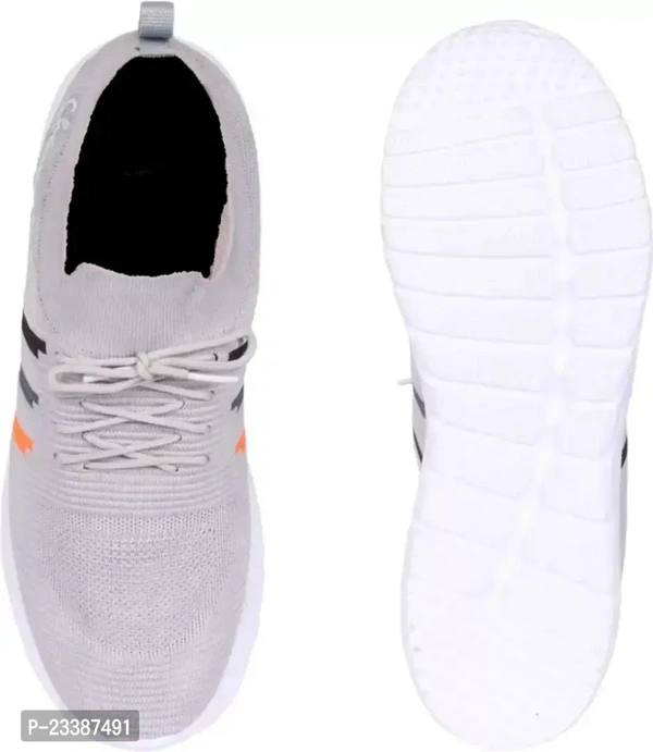 Light Weight Flynet Shoe For Men (Grey) - Gray, 9