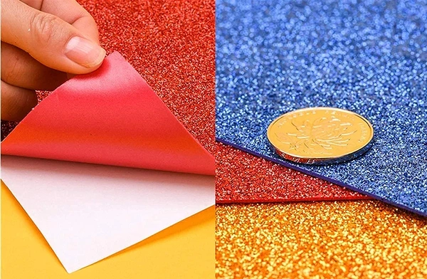 Glitter Sticker Sheet - Black