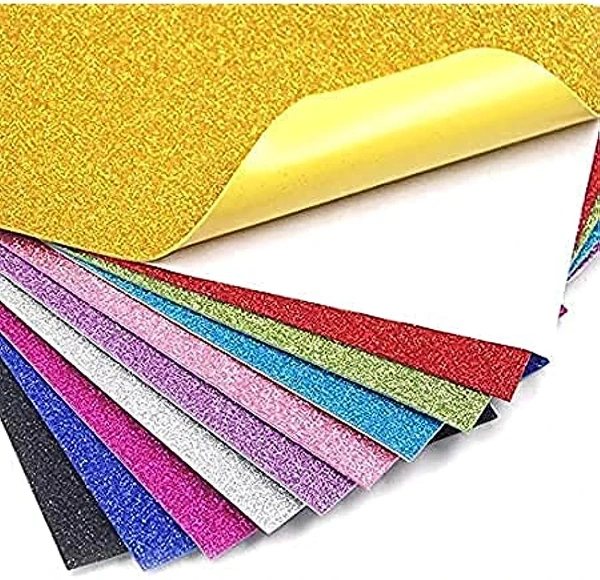 Glitter Sticker Sheet - Green