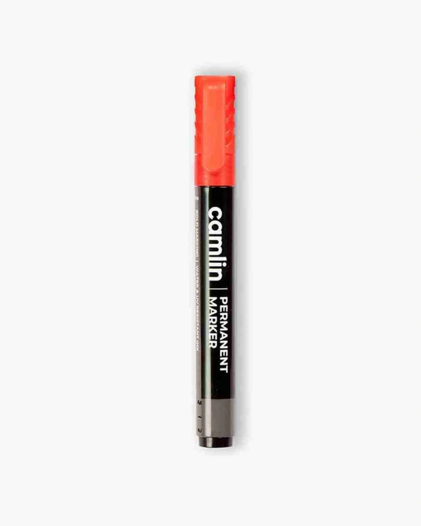 Camlin Permanent Marker 10pcs - Red