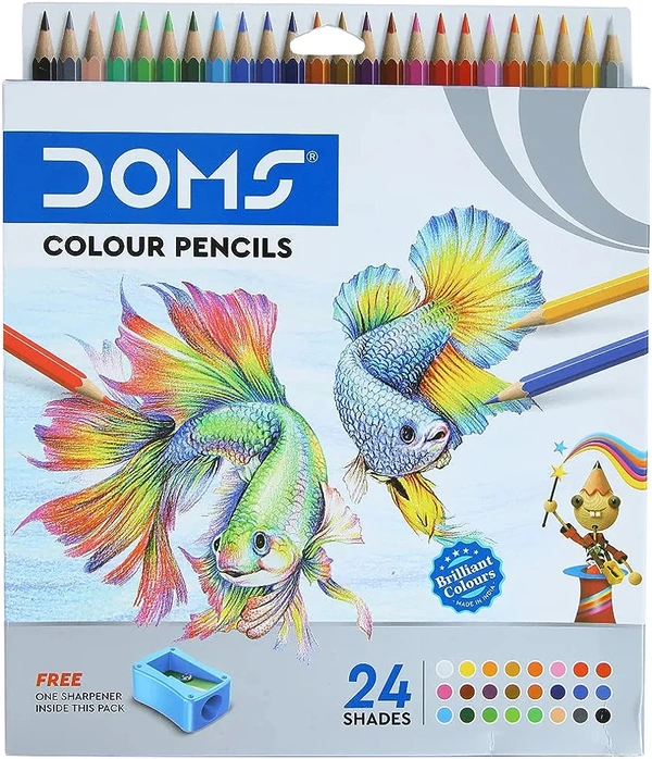 Doms Pencil Colour 24pcs Full Size