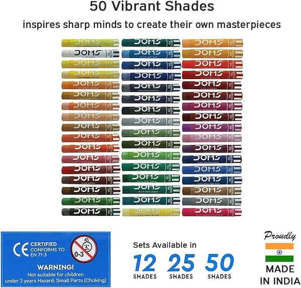 Doms Oil Pastel 50 Shades