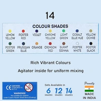 Doms Poster Colour Set Of 12