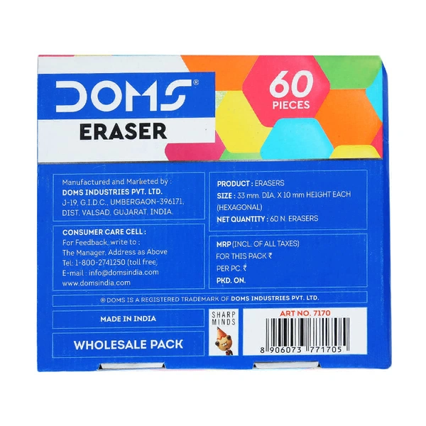 Doms Neon Eraser