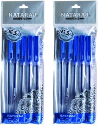 Natraj Jelix Jel Pen Set Of 10 - Red