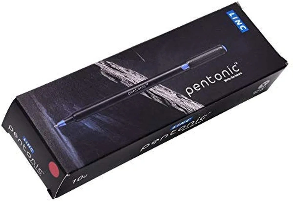 Pentonic Ball Pen Set Of 10 - Blue