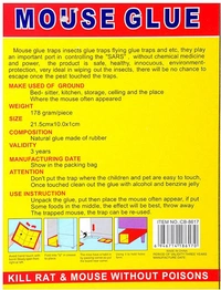 Mouse Glue / Rat Trap Set Of 2