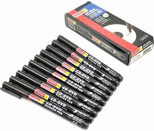 Camlin Cd/Dvd  Marker Set Of 10 - Black