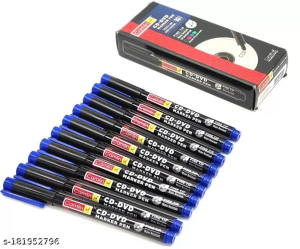 Camlin Cd/Dvd  Marker Set Of 10 - Blue