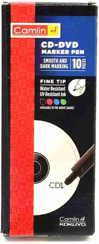 Camlin Cd/Dvd  Marker Set Of 10 - Blue