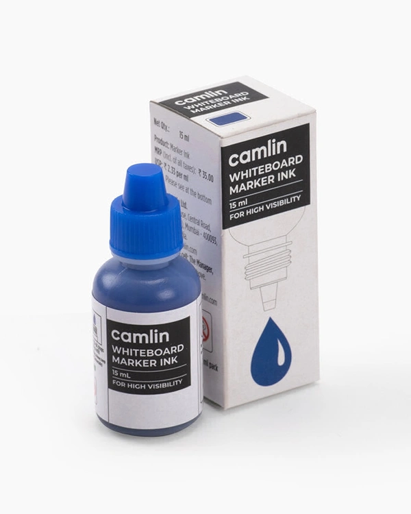 Camlin White Board Marker Ink 15ml - Blue