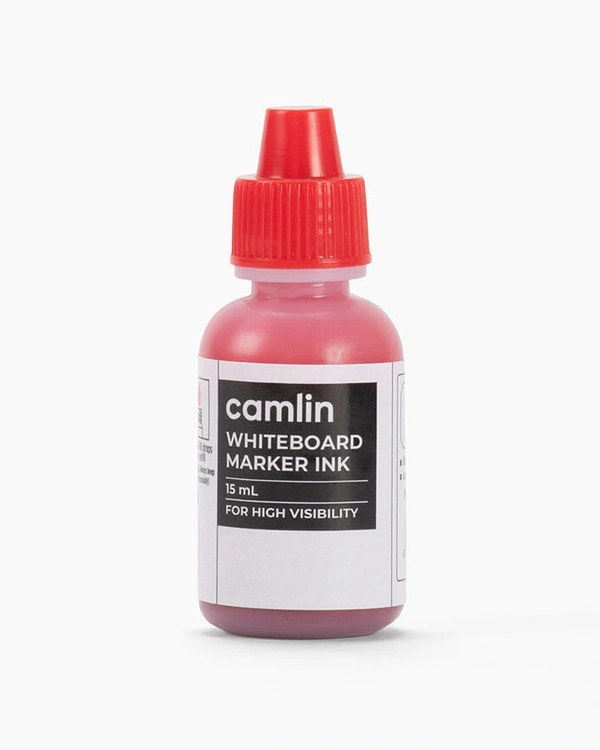 Camlin White Board Marker Ink 15ml - Red