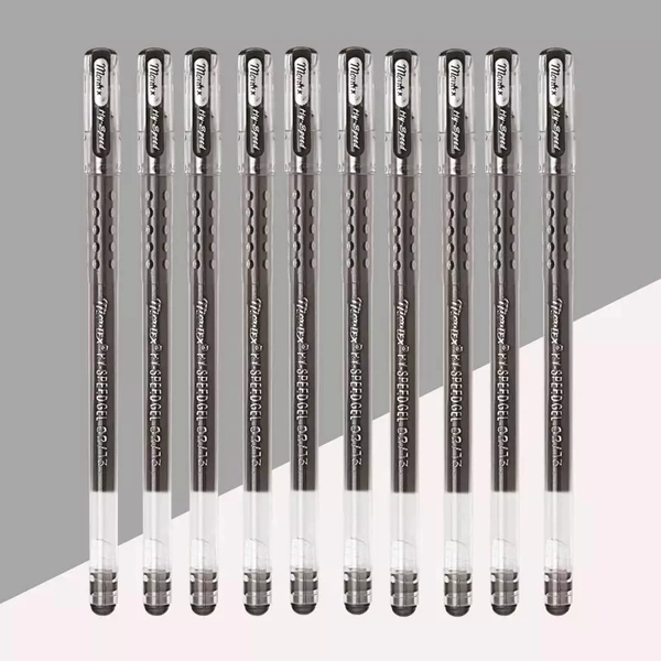 Montex Hy Speed Glitter Pen Set Of 10 - Black