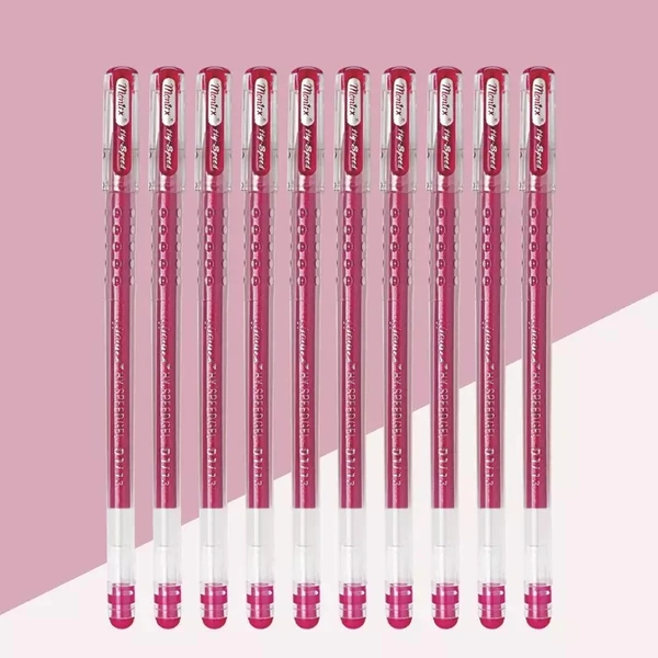 Montex Hy Speed Glitter Pen Set Of 10 - Pink
