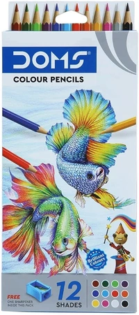 Doms Pencil Colour Full Length 12pc Set
