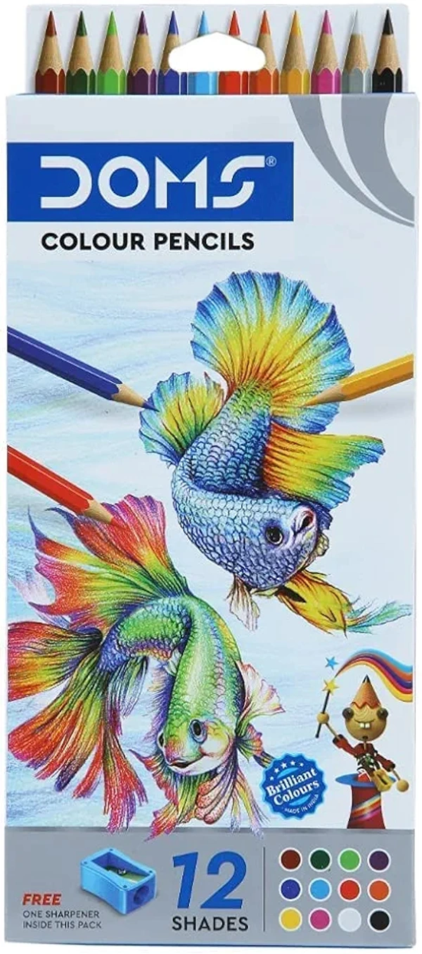 Doms Pencil Colour Full Length 12pc Set