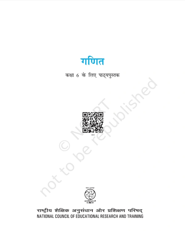 6th Rbse/Ncert Ganit