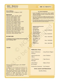 4th Class Ncert English Book Marigold