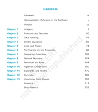 7th Class Ncert/Rbse Mathematics Book Maths