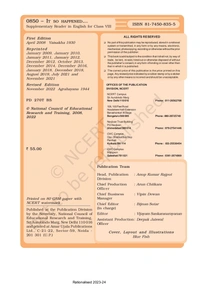 8th Class Ncert English Supplimentry Book It So Happened