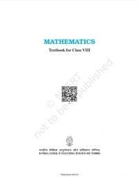 8th Class Rbse/Ncert Mathematics Book 