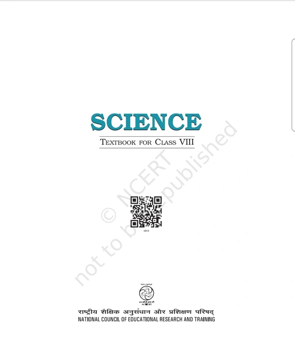 8th Class Rbse/Ncert Science Book 