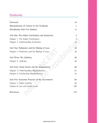 8th Class Rbse/Ncert Political Science Book Social And Political Life-III