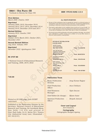 8th Class Rbse/Ncert History Book Our Past -III