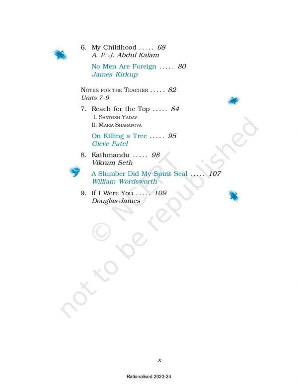 9th Class Rbse/Ncert English Book Beehive