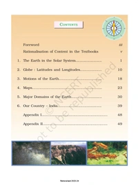 6th Class Rbse/Ncert Geography Book The Earth Our Habitat