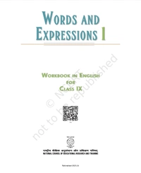 9th Class Ncert English Book Words And Expressions-I