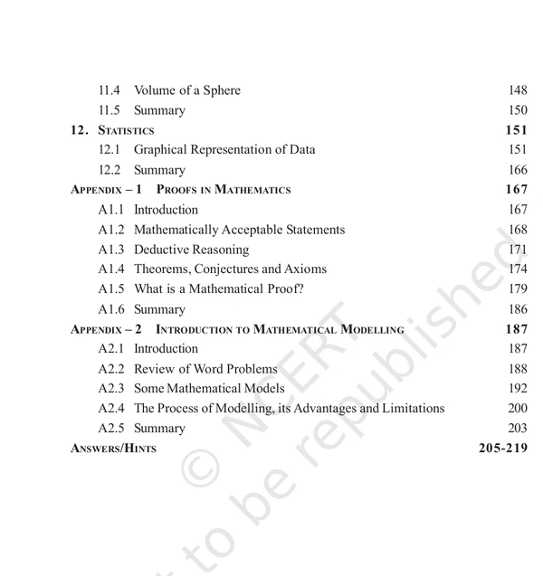 9th Class Ncert/Rbse Mathematics Subject Book
