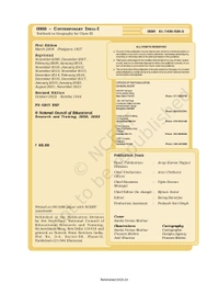 9th Class Rbse/Ncert Geography Book Contemporary India-I Politics-I