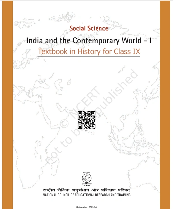9th Class Rbse/Ncert History Book India And Contemporary World-I