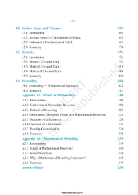 10th Class Rbse/Ncert Mathematics Book (1062)