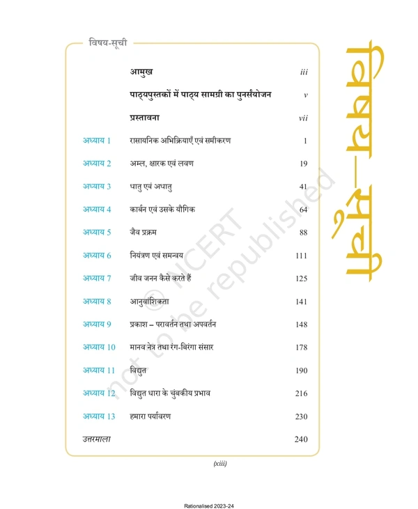 10th Class Rbse/Ncert Vigyan Book (1065)