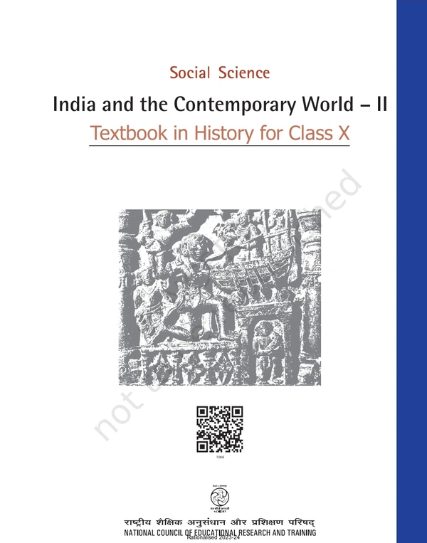 10th Class Rbse/Ncert History Subject book India and the Contemporary World-II (1066)