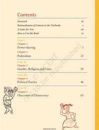 10th Class Rbse/Ncert Politics Subject book Democratic Politics-II (1072)