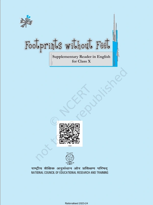 10th Class Rbse/Ncert English Subject book Footprints without Feet (1060)