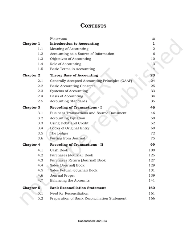 11th Class Rbse/Ncert Accountancy Subject book Financial Accounting