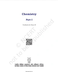 11th Class Rbse/Ncert Chemistry Subject book Chemistry Part-1