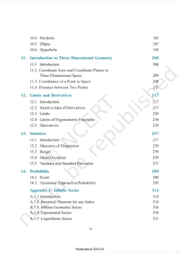 11th Class Rbse/Ncert Mathematics