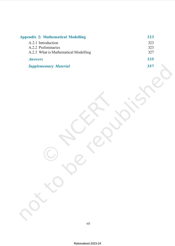 11th Class Rbse/Ncert Mathematics